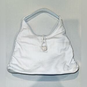 Sabrina Scala Handbag / Vintage Leather Handbag / Knot closure / Authentic